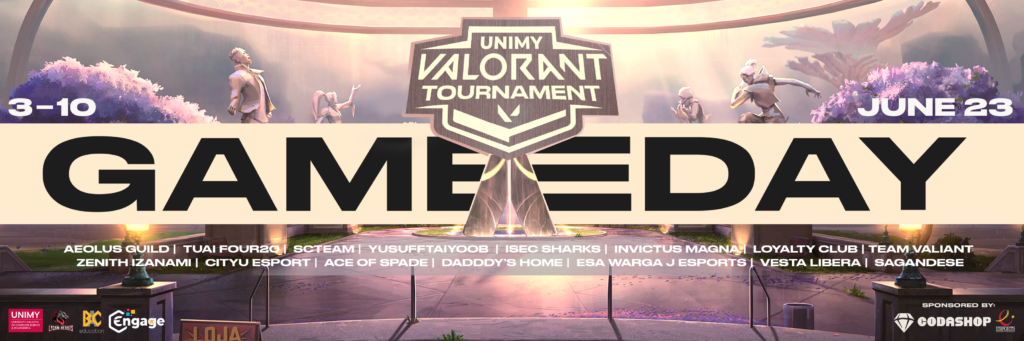 UNIMY E-Sports Club Valorant Tournament!